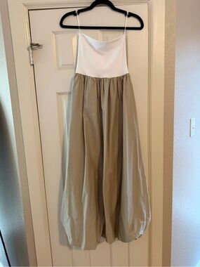 beige wedding guest dress with sleeves Zara Crochet Dress Beige– Selfie Leslie
